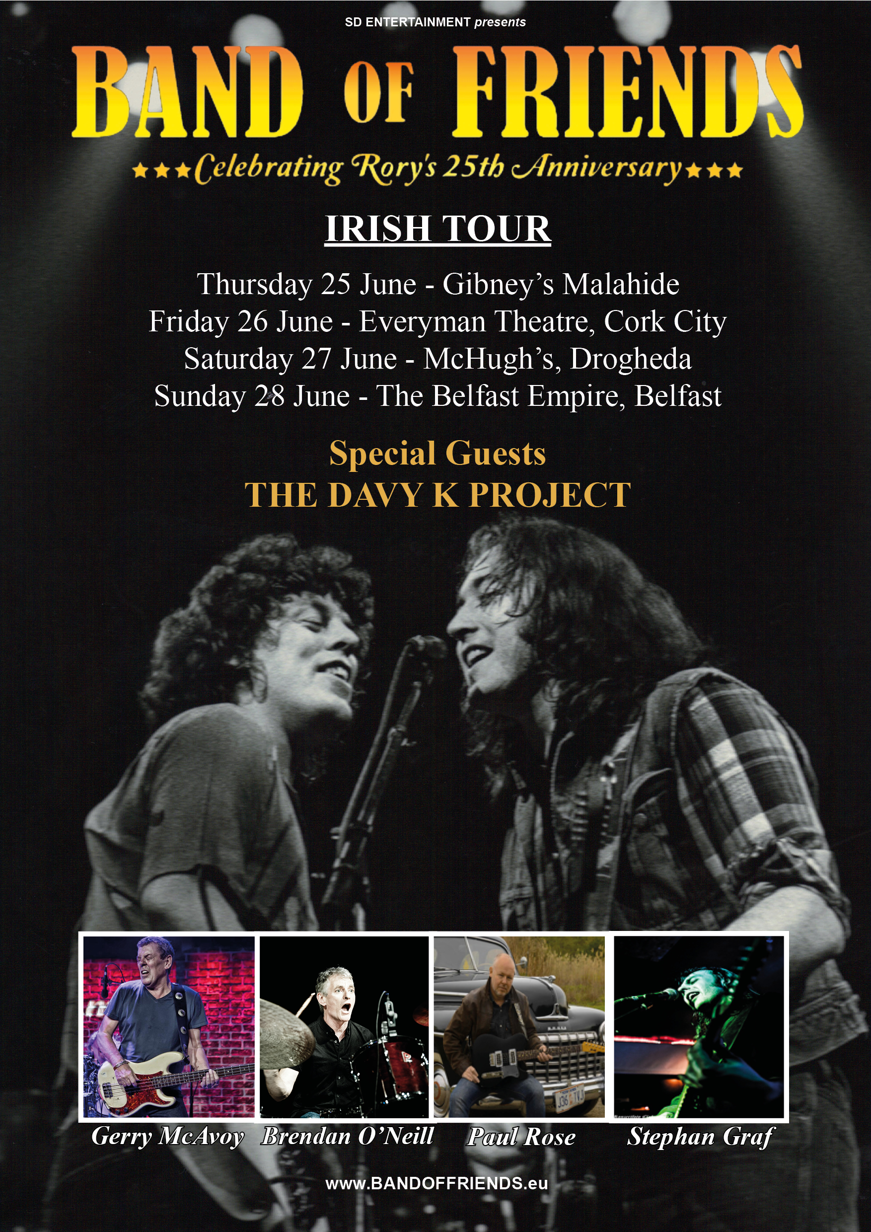 Band of Friends 2020 Irish Tour