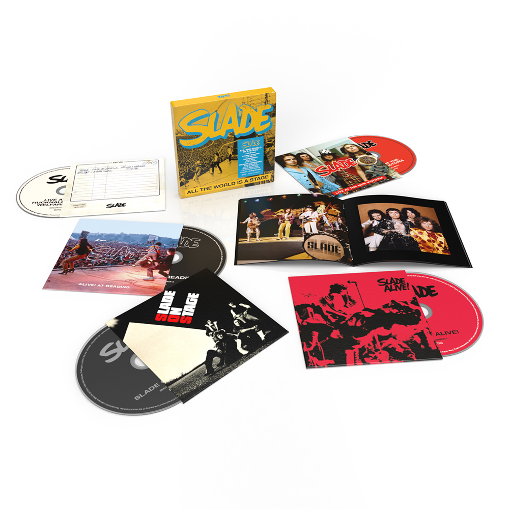 Slade release live boxset ‘All The World Is A Stage’ includes three
