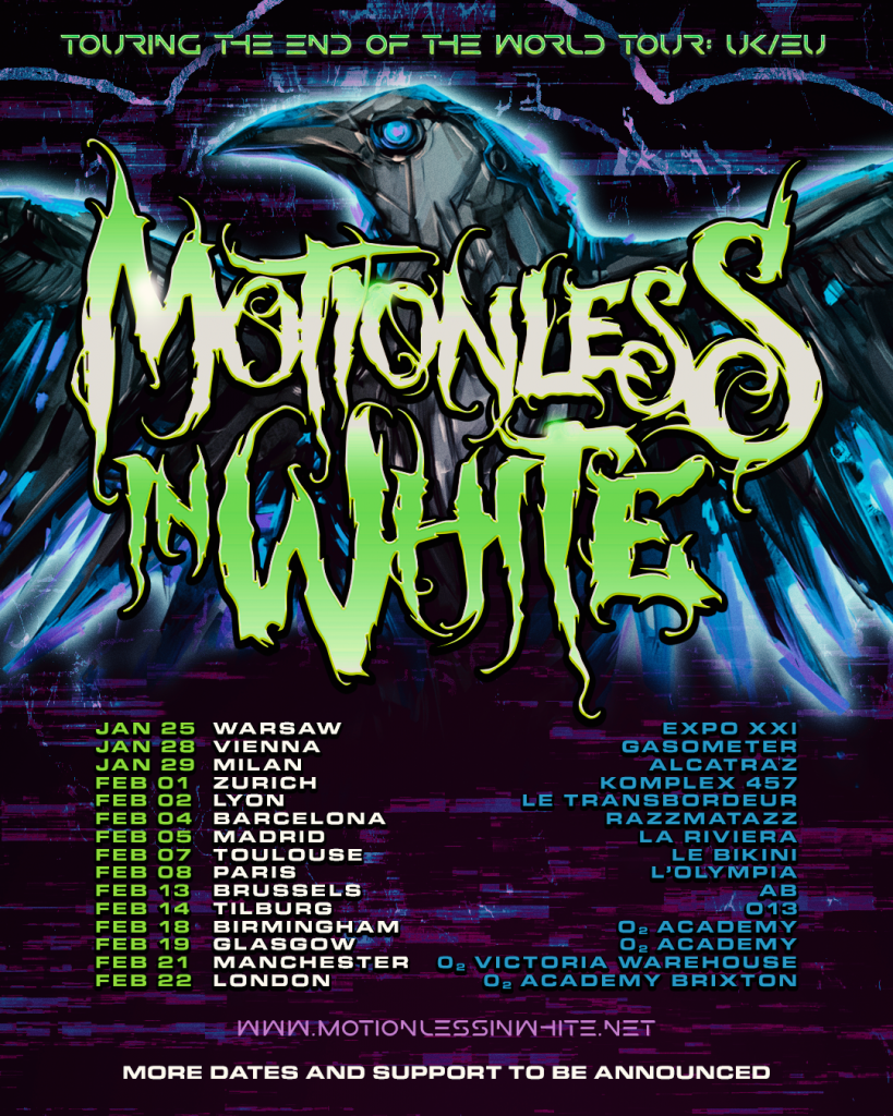 rock metal tour poster