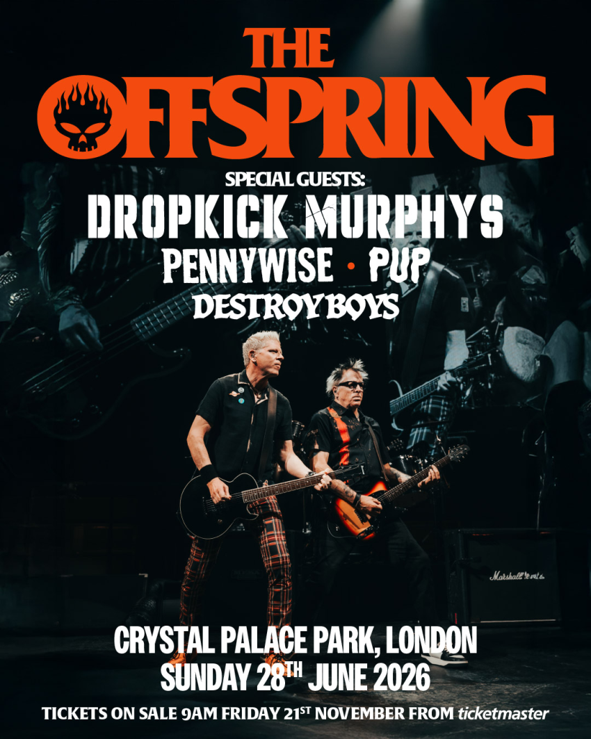 THE OFFSPRING announce massive outdoor show at London’s Crystal Palace ...